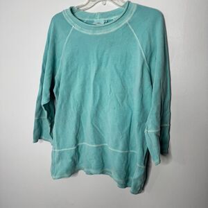 Hot Cotton Blue Top Size Large